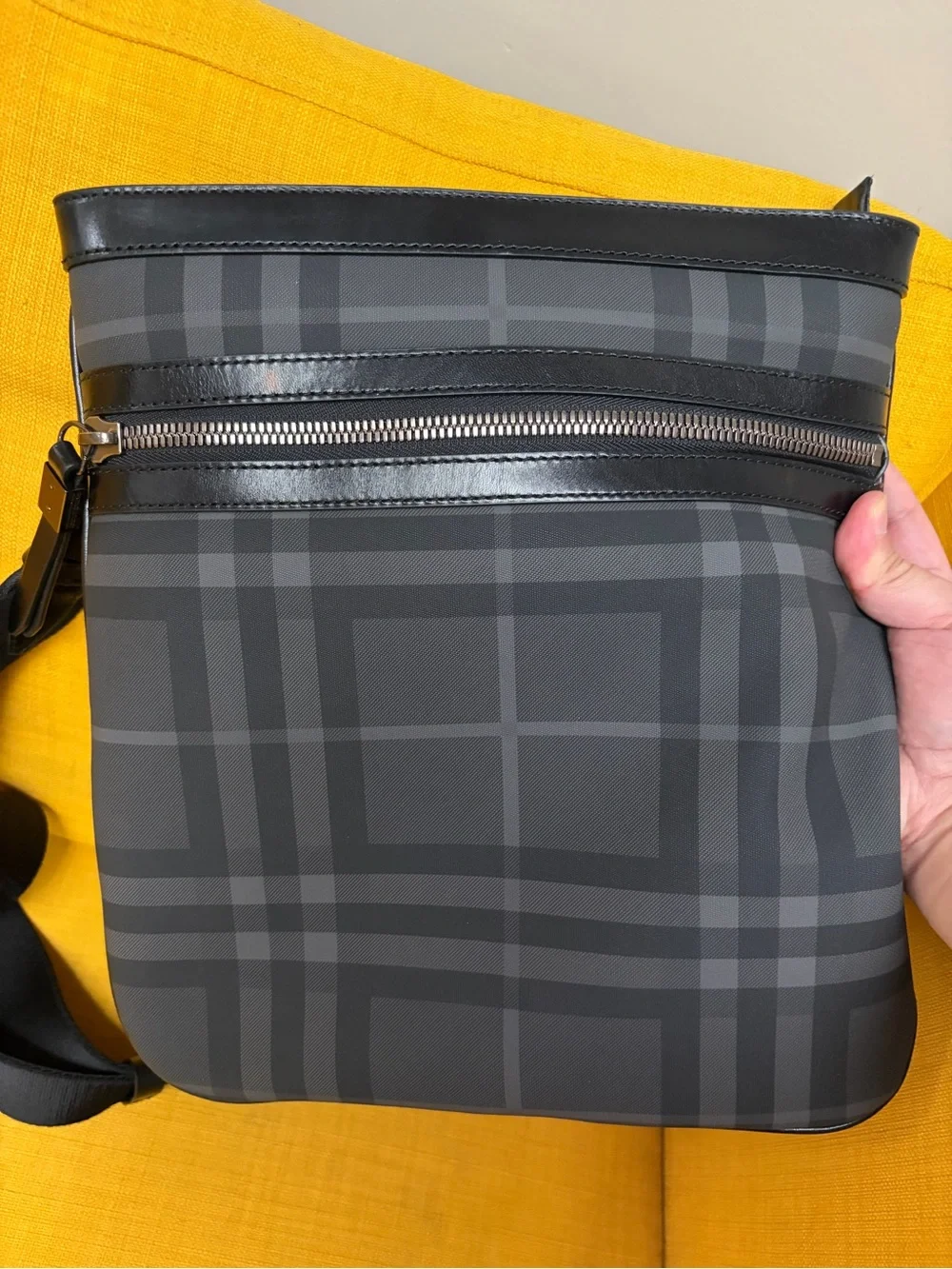 GUC Burberry Check Crossbody Bag